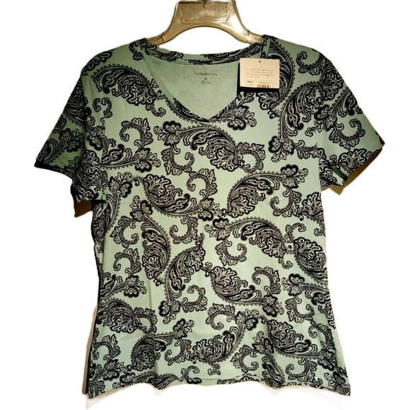 Women's Tops 6 pc Lot sz MED Nice variety Long and Short sleeve Floral NWT - Picture 5 of 12